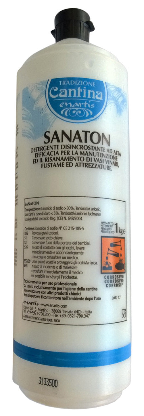 DETERGENTE PER VASI VINARI SANATON 1 L- 1,0 pz