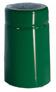 CAPSULA TERMORETRAIBILE PVC D 31X55 VERDE 100 PZ- 1,0 confezione