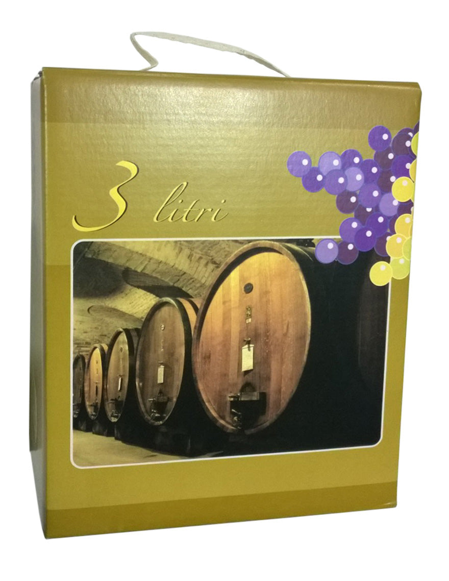 SCATOLA P/SACCA BAG 3 L COLORATO E MANICO- 15,0 pz