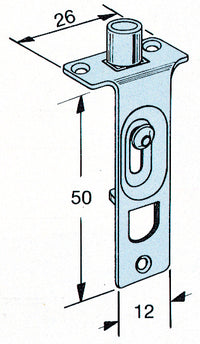SC OMGE  310 CATENACCIOLO RULLO 6 MM 4 PZ- OMGE- 5,0 pz