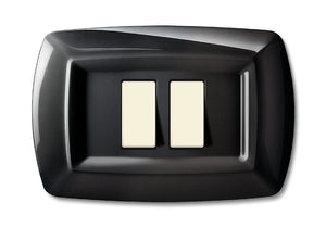 TONDO PLACCA MAGIC PLAST 2P RAVVICINATI NERO- ELETTROCANALI- 10,0 pz