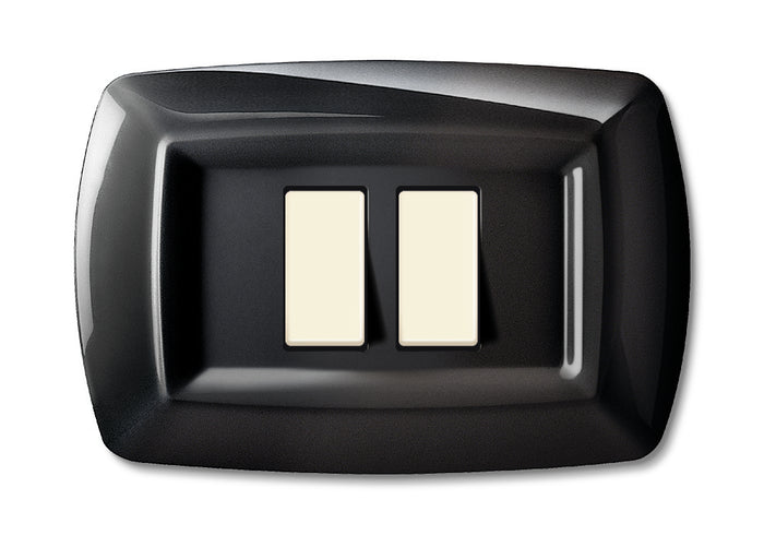 TONDO PLACCA MAGIC PLAST 2P RAVVICINATI NERO- ELETTROCANALI- 10,0 pz