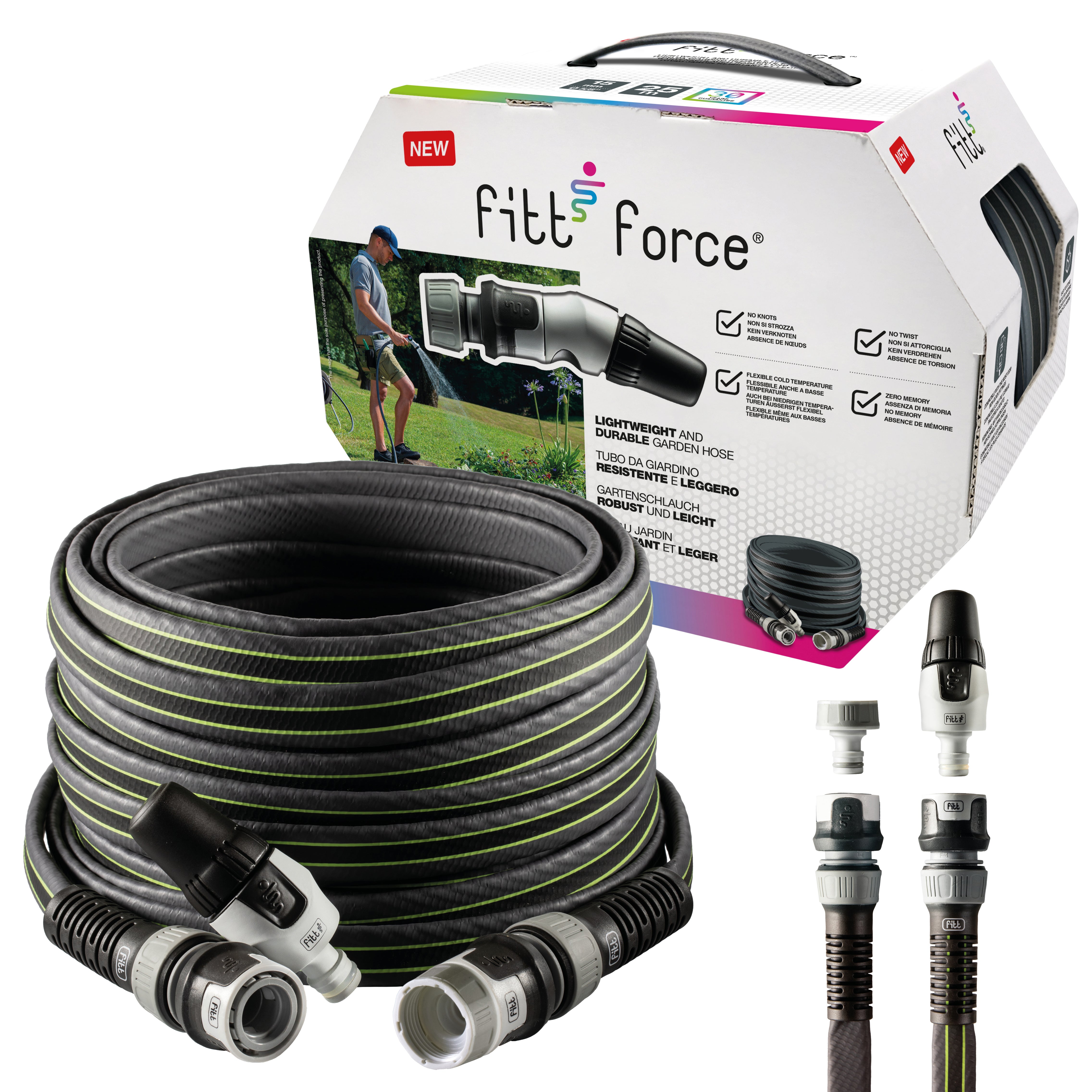 SET TUBO FORCE 5/8X15 M CON ACCESSORI- 1,0 pz