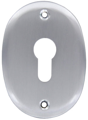 BOCCHETTA PROFILO EUROPEO F0232 C/FORI CROMO SAT- 2,0 pz