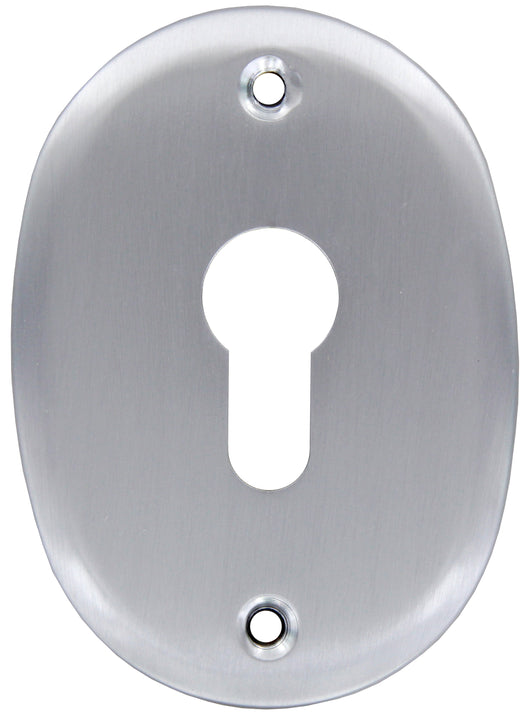 BOCCHETTA PROFILO EUROPEO F0232 C/FORI CROMO SAT- 2,0 pz