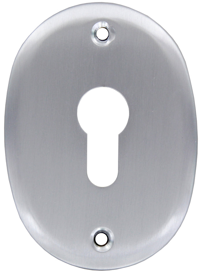 BOCCHETTA PROFILO EUROPEO F0232 C/FORI CROMO SAT- 2,0 pz