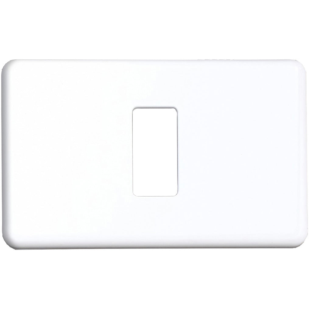 BL COPRINTERRUTTORE PLASTICA 1P BIANCO 2 PZ*- MINUMET- 6,0 blister