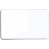 BL COPRINTERRUTTORE PLASTICA 1P BIANCO 2 PZ*- MINUMET- 6,0 blister