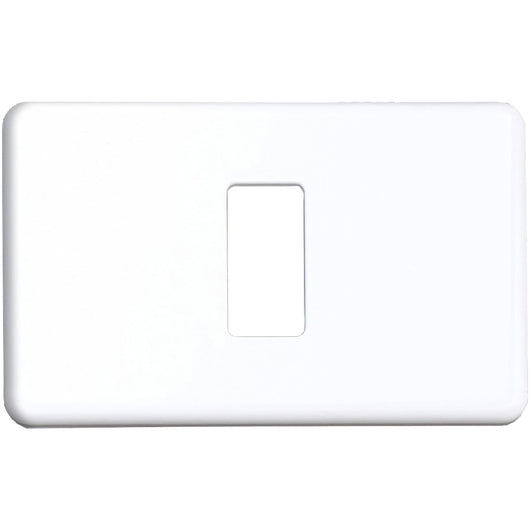 BL COPRINTERRUTTORE PLASTICA 1P BIANCO 2 PZ*- MINUMET- 6,0 blister