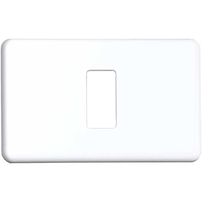 BL COPRINTERRUTTORE PLASTICA 1P BIANCO 2 PZ*- MINUMET- 6,0 blister