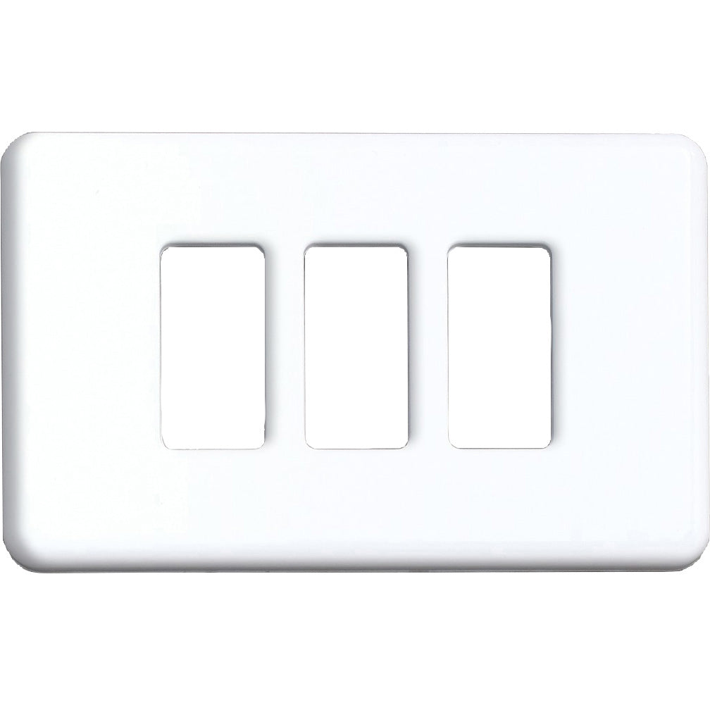 BL COPRINTERRUTTORE PLASTICA 3P BIANCO 2 PZ*- MINUMET- 1,0 blister