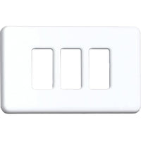 BL COPRINTERRUTTORE PLASTICA 3P BIANCO 2 PZ*- MINUMET- 1,0 blister