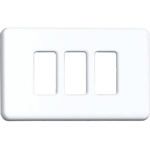 BL COPRINTERRUTTORE PLASTICA 3P BIANCO 2 PZ*- MINUMET- 1,0 blister