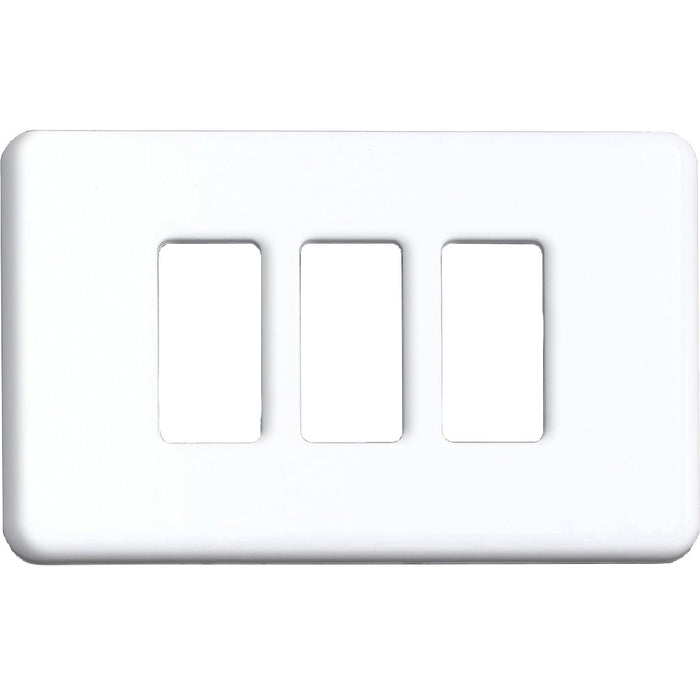 BL COPRINTERRUTTORE PLASTICA 3P BIANCO 2 PZ*- MINUMET- 1,0 blister