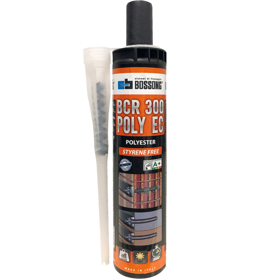 BOSSONG ANCORANTE CHIM BCR300 POLY EC 300 ML- BOSSONG- 15,0 pz