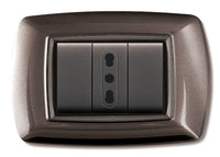 PLACCA LIFE LIVING PLAST ALLUMINIO NOTTE 3P- ELETTROCANALI- 10,0 pz