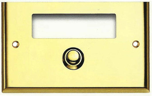 CAMPANELLO OTTONE GOLD NETTUNO C/FINESTRA  L V- 1,0 pz