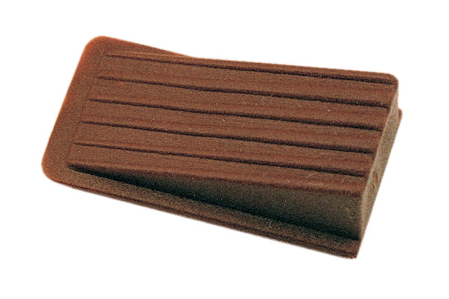 BL FERMAPORTA A CUNEO ADESIVO MARRONE 8 PZ*- PLASTIMETAL- 5,0 blister