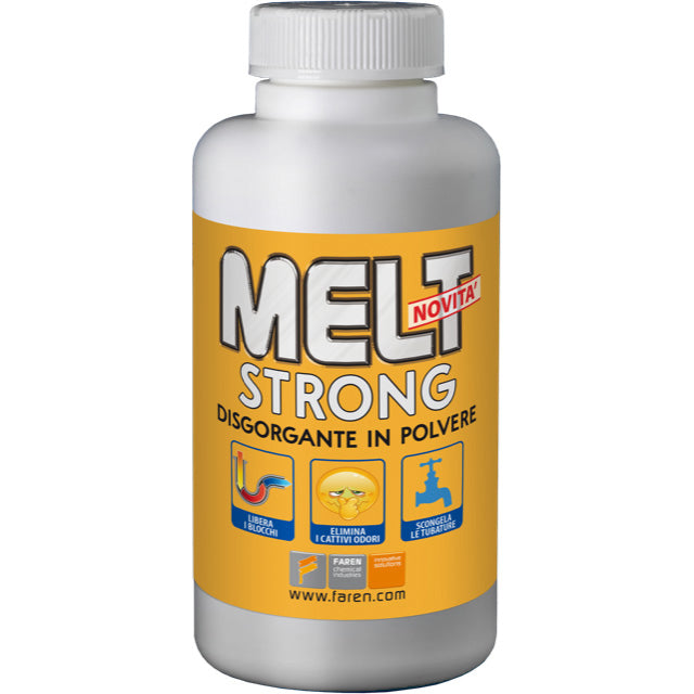 DISGORGANTE IN POLVERE MELT STRONG 600 G- 12,0 pz