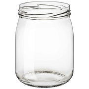 BARATTOLO IN VETRO  580 CC BOCCA D 82 MM- 15,0 pz