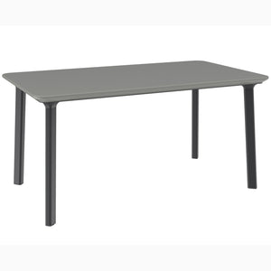TAVOLO DINNING 147X84X72 BIANCO/GRIGIO- 1,0 pz