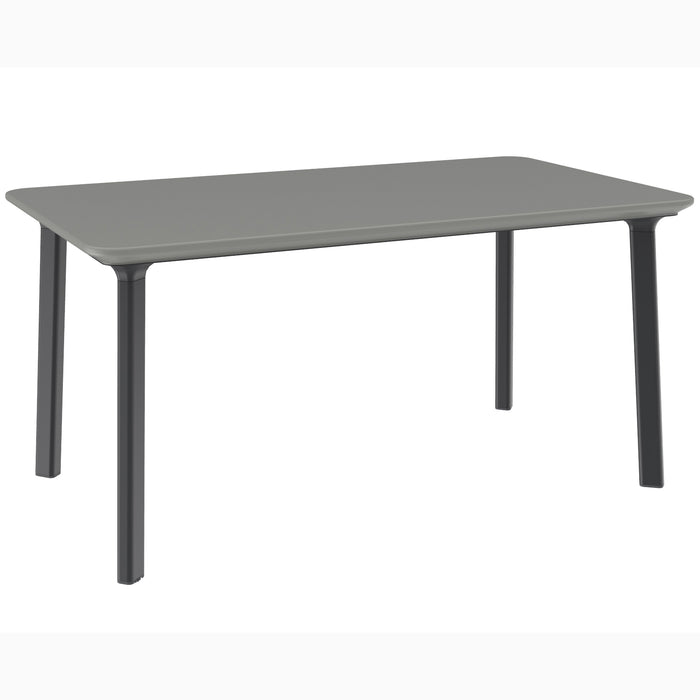 TAVOLO DINNING 147X84X72 BIANCO/GRIGIO- 1,0 pz