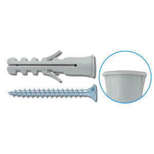 ELEMATIC CONF.10 TASSELLO EB/VA C/BOR 10 MM C/VITE- ITW CONSTRUCTION PRODUCTS ITALY- 50,0 confezione