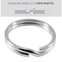 SC ANELLO PORTACHIAVI 25 MM 20 PZ*- DIESSE- 5,0 pz
