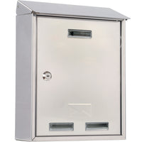 CASSETTA POSTALE C/TETTO 3100X INOX 25X10X30 CM- 1,0 pz