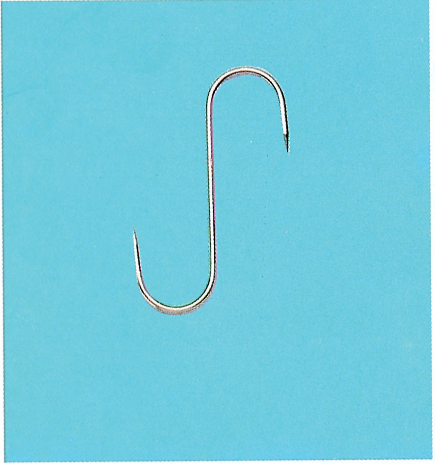 PL GANCIO INOX PER MACELLAIO 100 X 4 MM  5 PZ- 6,0 pz