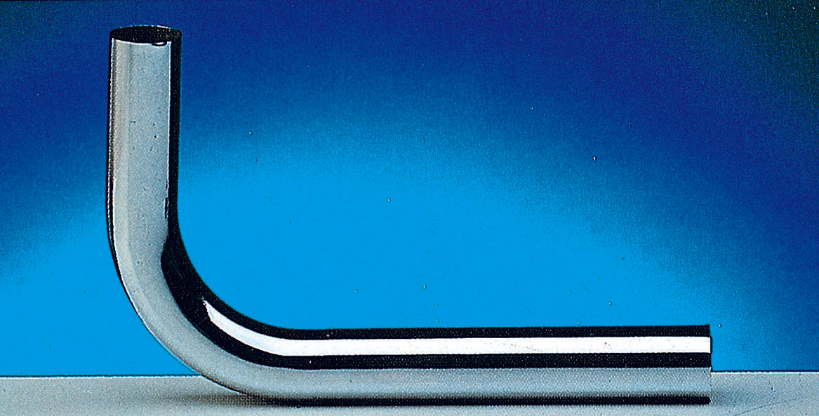 PL CANOTTO CURVO 90 GRADI D 30X250X150 MM- 4,0 pz