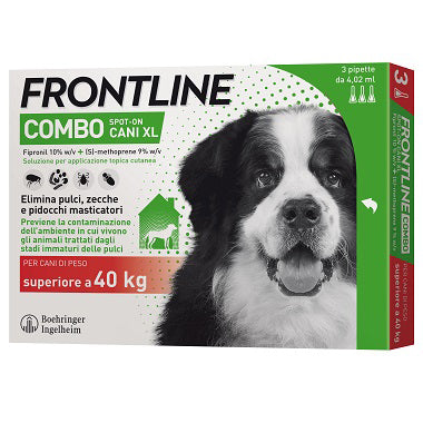 FRONTLINE COMBO 40-60 KG CANI XL 3 PIPETTE- FRONTLINE- 1,0 pz