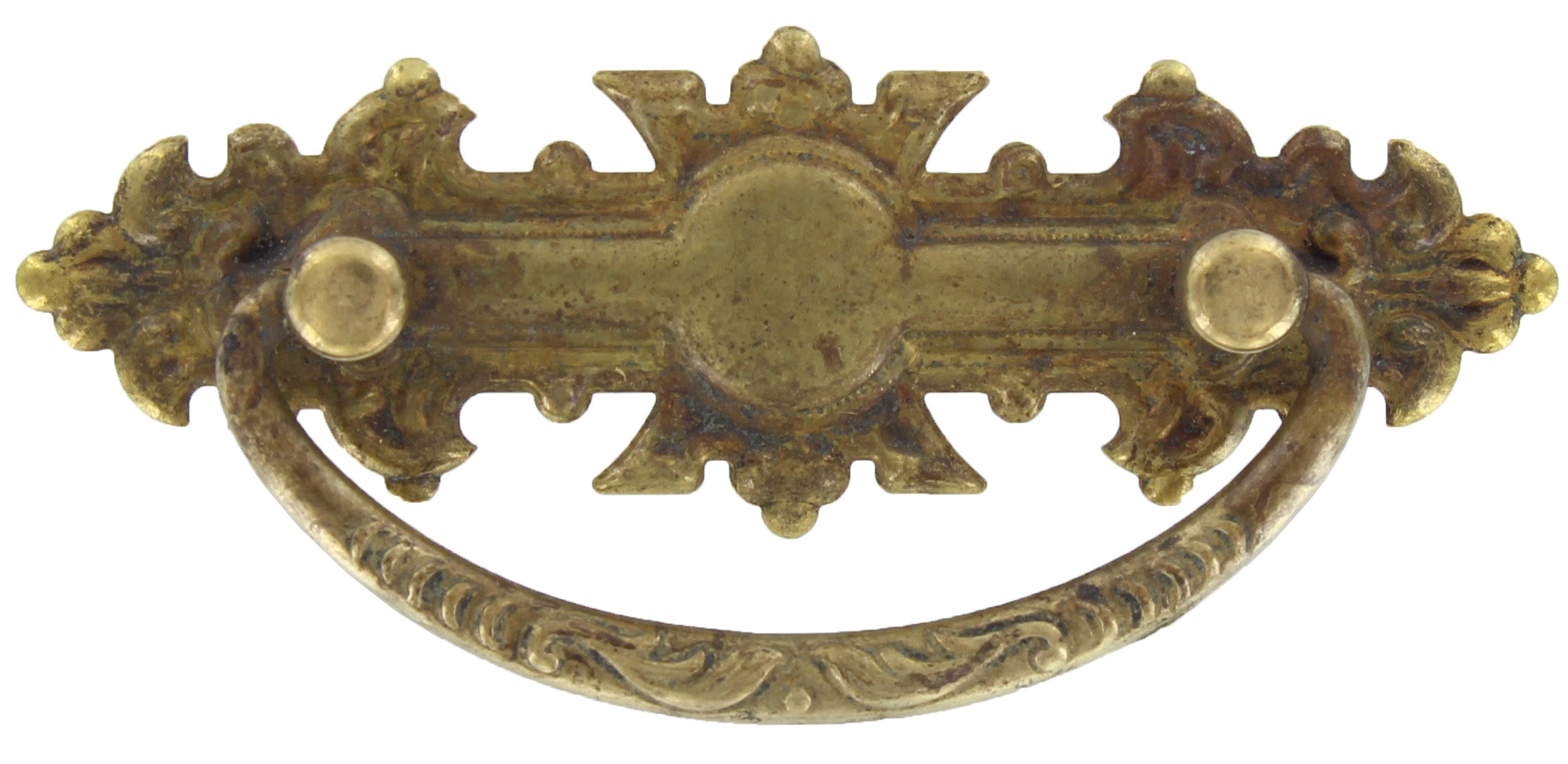 BL MANIGLIA 06305 115X50 MM OTTONE ANTICATO- 1,0 blister