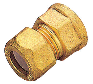 PL RACCORDO OTTONE DIRITTO BICONO F/GAS 12X1/2 PES- TIEMME- 1,0 pz