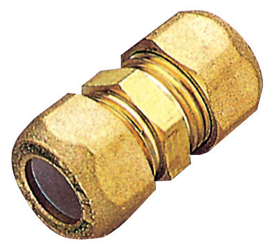 PL RACCORDO OTTONE DIRITTO DOPPIO BICONO 12 PES- TIEMME- 1,0 pz