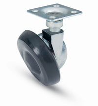 BL RUOTA SEMISFERICA PIASTRA 40 MM CROMO 2 PZ- 4,0 blister