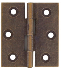 CERNIERA FRESATA PIANA OTTONE BRONZ 40X35 MM**- MARIVA- 24,0 pz