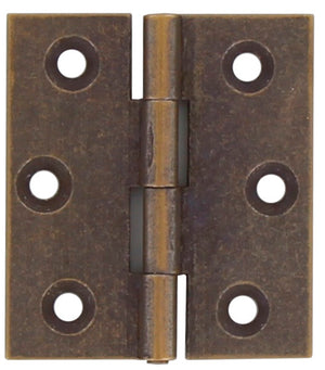 CERNIERA FRESATA PIANA OTTONE BRONZ 40X35 MM**- MARIVA- 24,0 pz