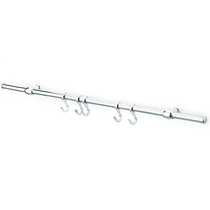 KIT SOTTOPENSILE CON GANCI NICHEL SATINATO 90 CM- 1,0 pz