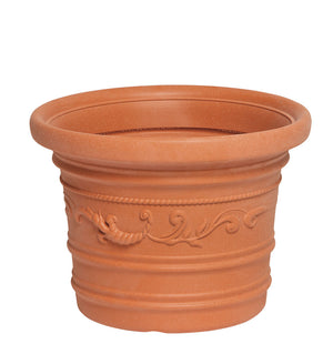 VASO IN PLASTICA FESTONATO D 35XH26 CM PRESTIGE- 1,0 pz