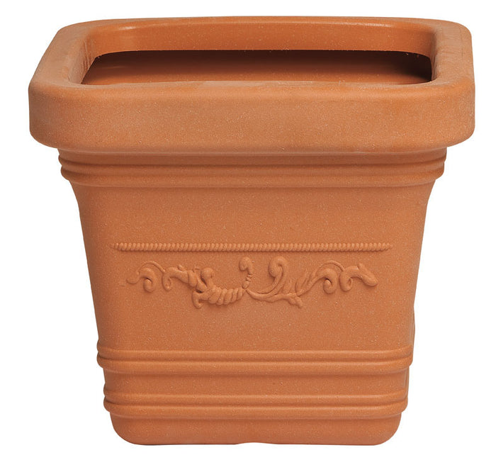 VASO IN PLASTICA FESTONATO 40X40XH35 CM PRESTIGE- 1,0 pz