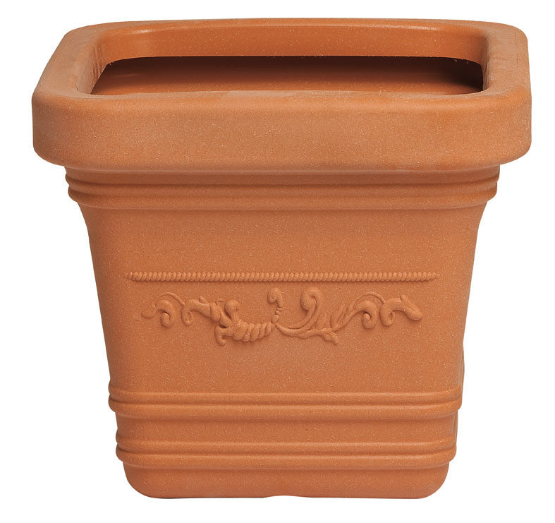 VASO IN PLASTICA FESTONATO 40X40XH35 CM PRESTIGE- 1,0 pz