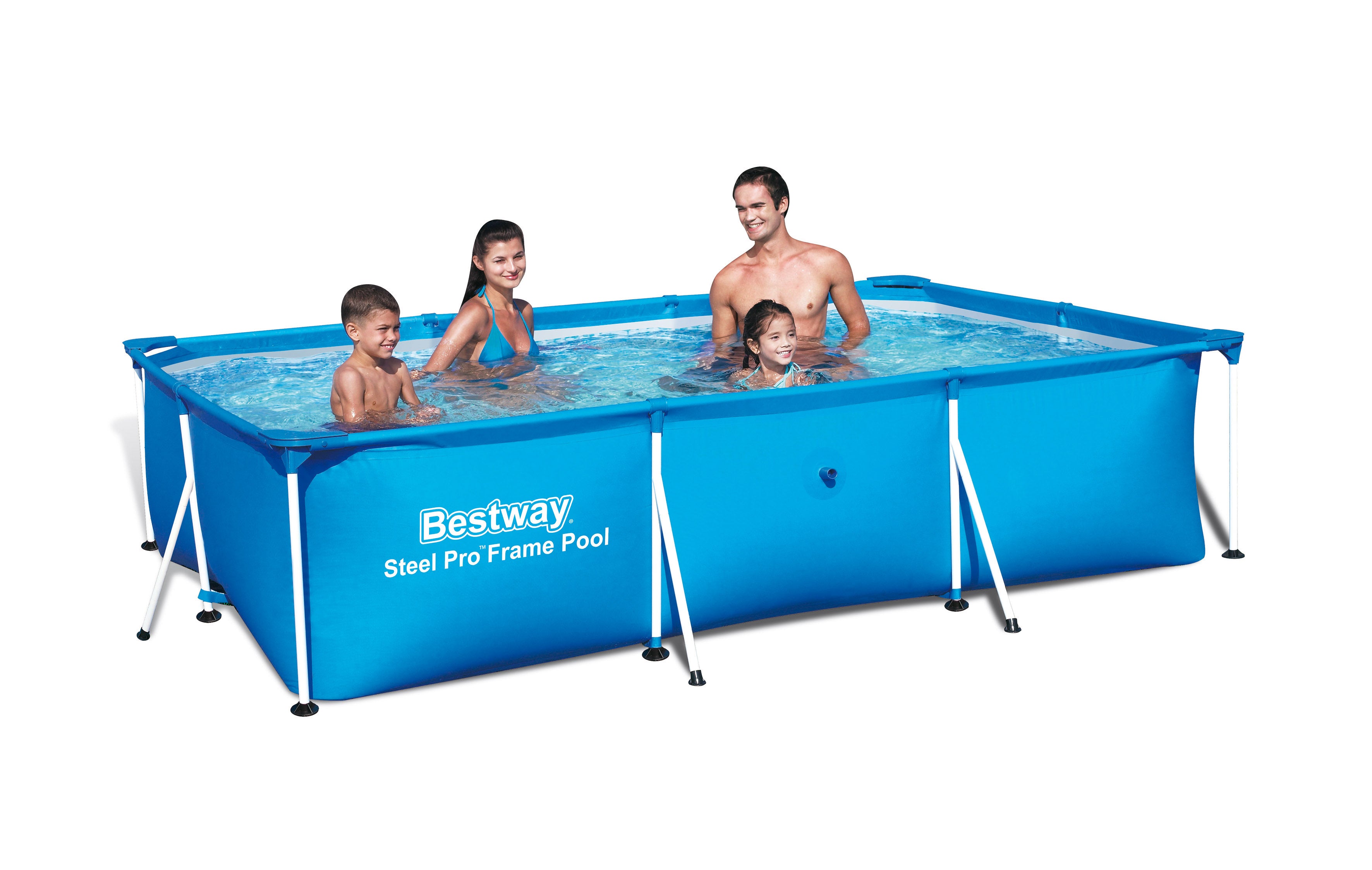 PISCINA C/TELAIO RETTANG 300X201X66H 56404- BESTWAY- 1,0 pz