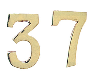 BL NUMERO CIVICO 6 IN OTTONE 100 MM- 1,0 blister