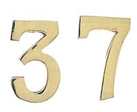 BL NUMERO CIVICO 8 IN OTTONE 100 MM- 1,0 blister