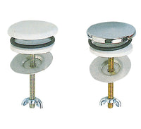 BL TAPPO COPRIFORO OTTONE BIANCO 2 PZ- RUBINETTERIE ASSOCIATE- 6,0 blister