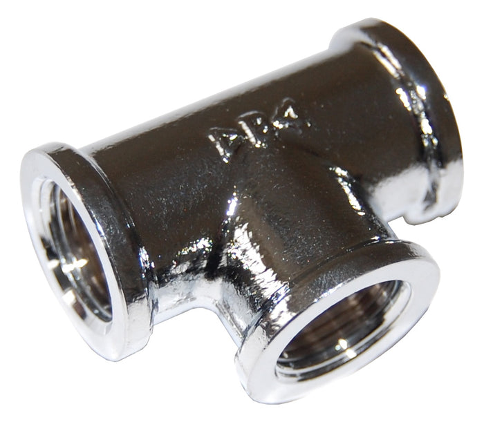 IDRAULICA - TEE 130 OTTONE CROMATO D 1/2- AMAFLEX- 10,0 pz