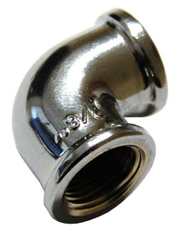 IDRAULICA - GOMITO FF 90 OTTONE CROMATO D 1/2- AMAFLEX- 10,0 pz