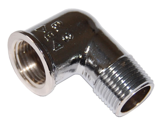 IDRAULICA - GOMITO MF 92 OTTONE CROMATO D 1/2- AMAFLEX- 10,0 pz