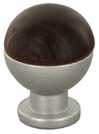 POMOLO SFERICO LEGNO OTT 735B D 18 MM NOCE SCU- BOTTER LUIGI- 25,0 pz